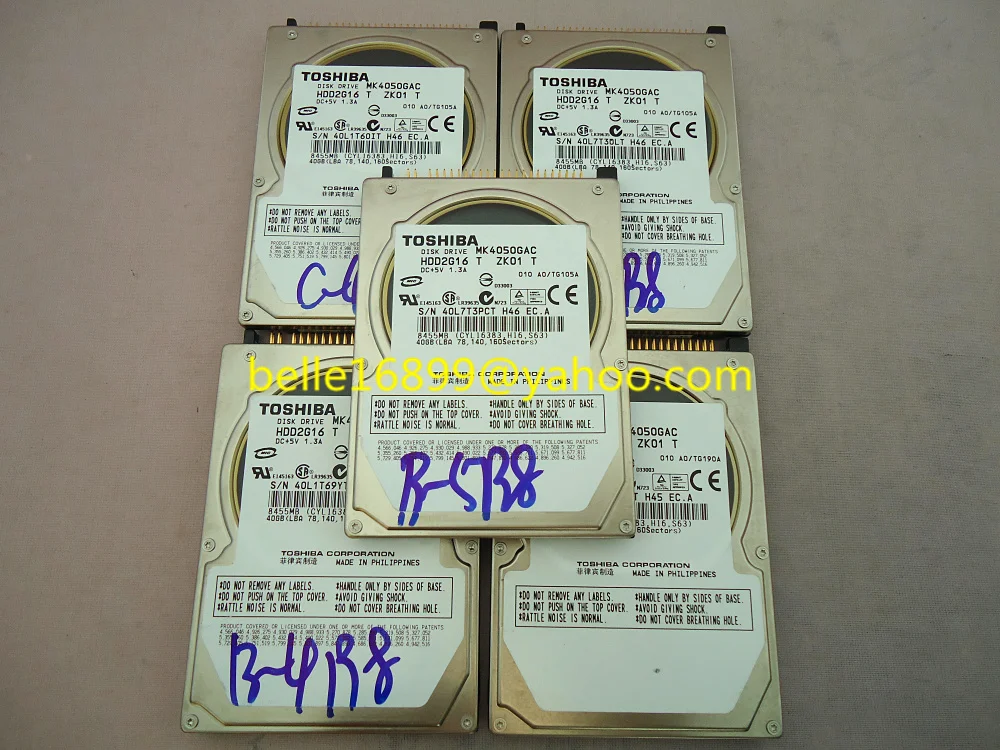 Новый TOSHI MK4050GAC диск HDD2G16 T ZH01 DC + 5V 1.3A 40GB для mercedes benz автомобильные HDD навигационные