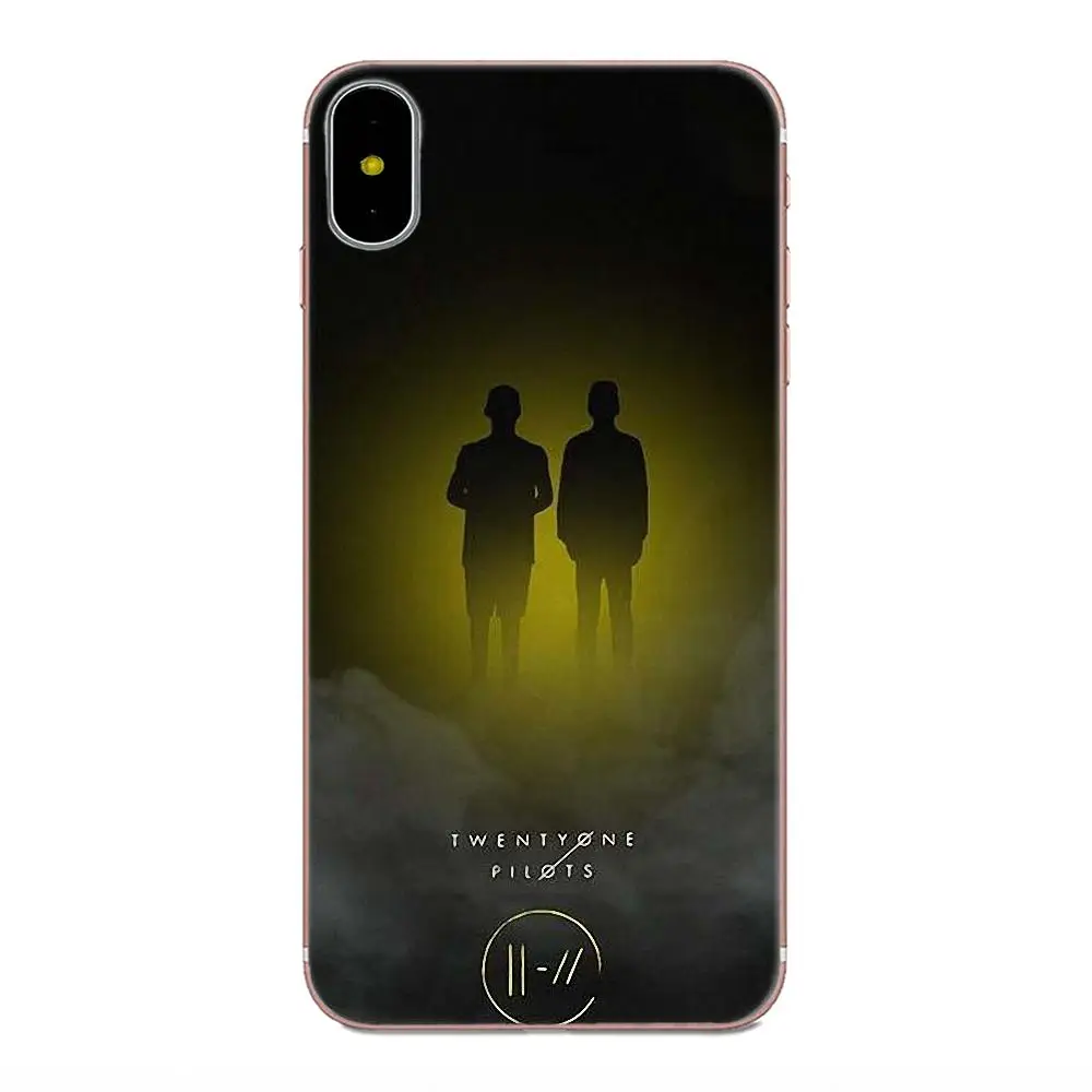 Мягкая Мобильная аниме группа Twenty One Pilots для Apple iPhone 4 4S 5 5C 5S SE 6 6S 7 8 Plus X XS Max