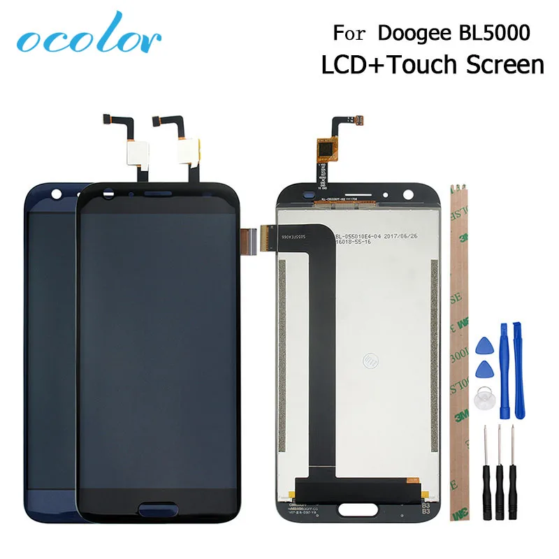 Для doogee BL5000 ЖК дисплей и сенсорный экран 5 дюймов дигитайзер сборка Замена с