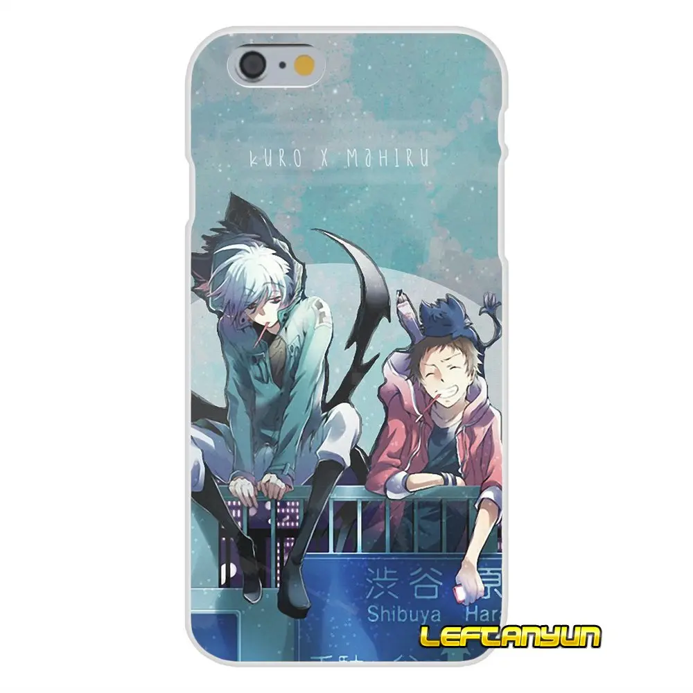 Аниме servamp Kuro Kun аксессуары для телефона Чехлы iPhone X 4 4S 5 5S 5C SE 6 6S 7 8