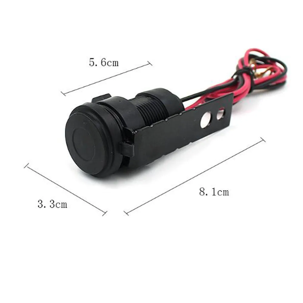 1Pcs 5V 1.5A Motorcycle Electric Car Phone Charger Cigarette Lighter Type USB Waterproof Modification 12V |