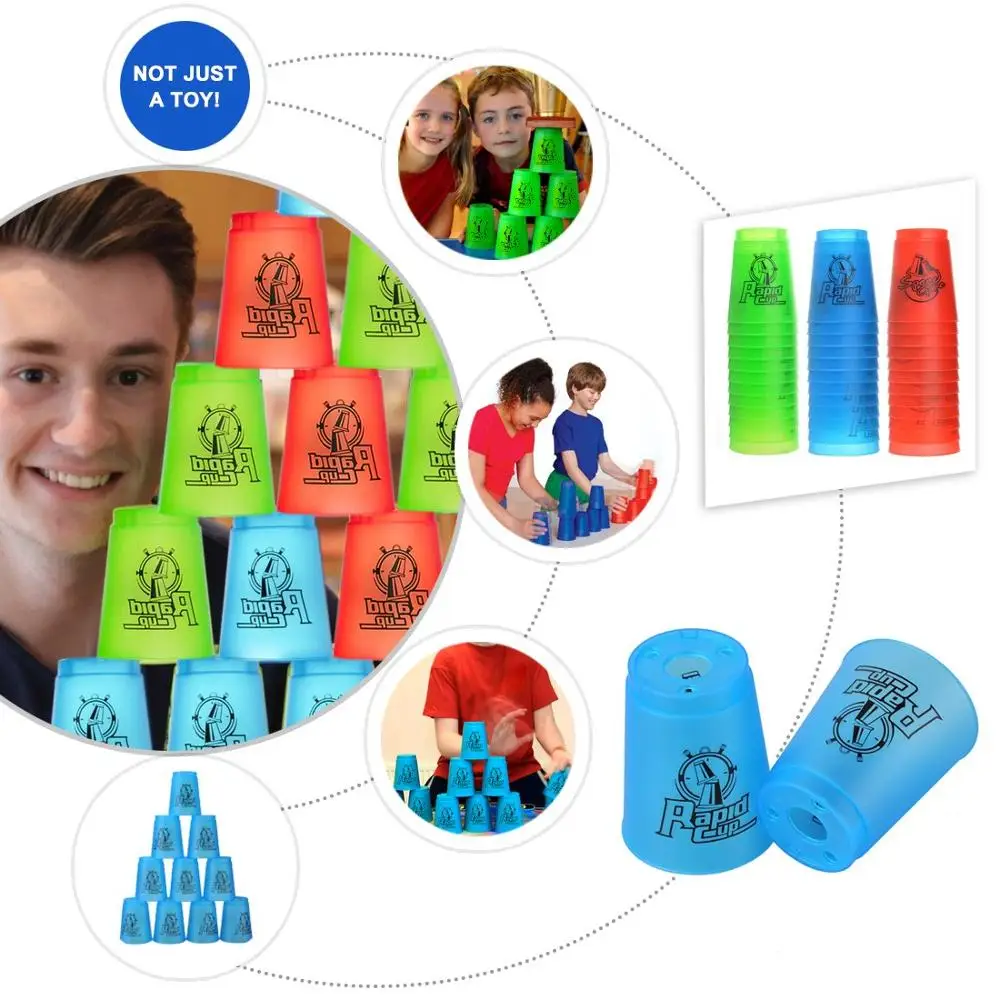 12PCS Quick Stacks Cups Stacking Game funny Indoor Game Stacking Cups Speed Cup Training Fast Reaction
12PCS Quick Stacks Cups Stacking Game funny Indoor Game Stacking Cups Speed Cup Training Fast Reaction