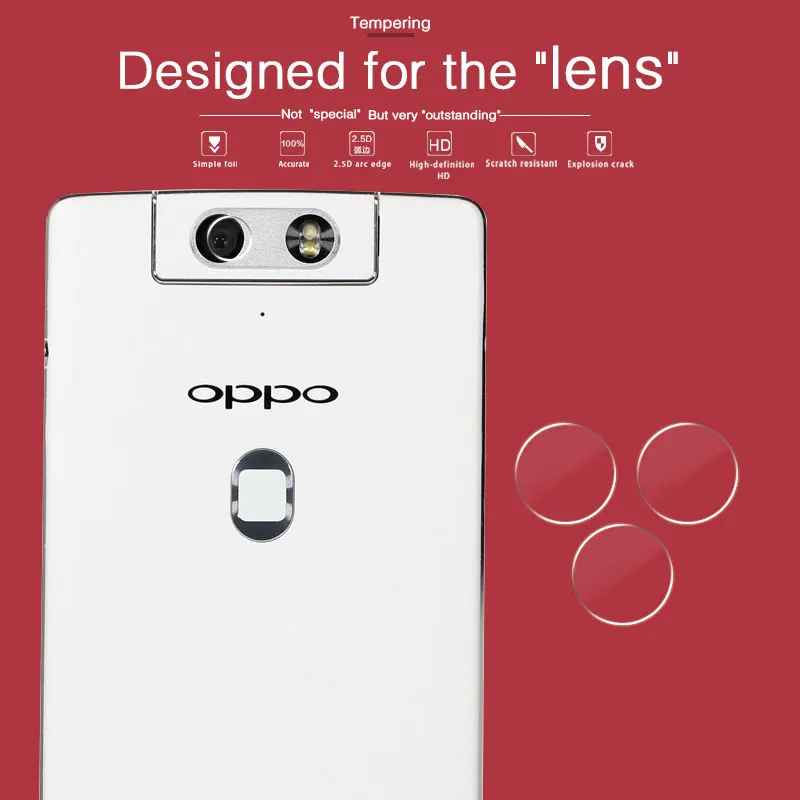 Ультра тонкая задняя Камера объектив из закаленного Стекло пленка для Oppo N3 5 В