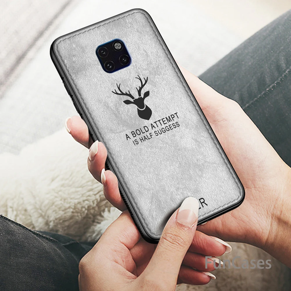 Для huawei mate 20 Pro Чехол одежда в стиле ретро кожа олень шаблон задняя крышка для 10 9