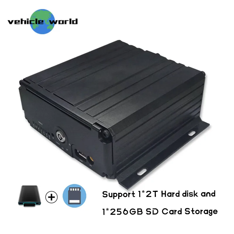 2 ТБ HDD 3g/4G wifi gps g-сенсор автомобильный мобильный видеорегистратор 4CH AHD 1080 P/720 P в