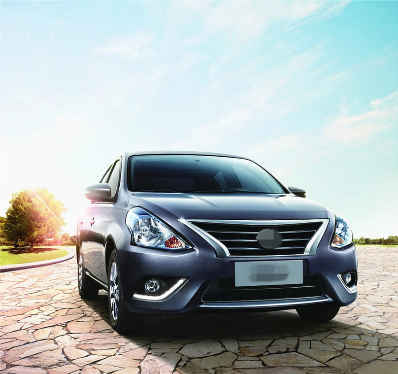 Для Nissan Almera Latio Sunny Versa 2014 2015 2016 2017 2018 светодиодный дневный ходовой светильник DRL