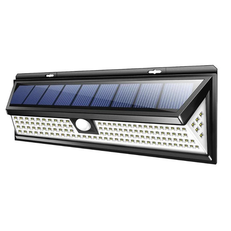 118 LED Солнечная Лампа PIR датчик движения настенный светильник водонепроницаемый