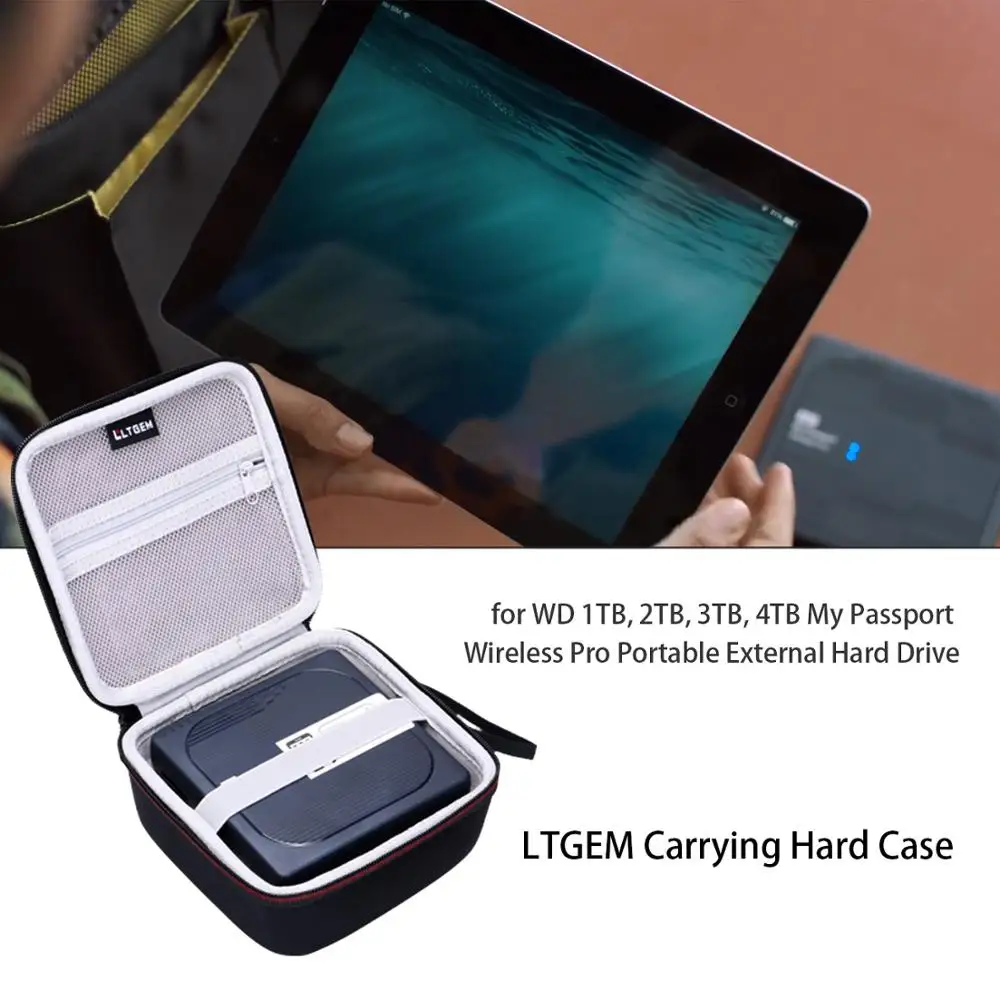 Чехол для хранения LTGEM WD 1 ТБ 2 3 4 My Passport Wireless Pro портативный внешний жесткий диск