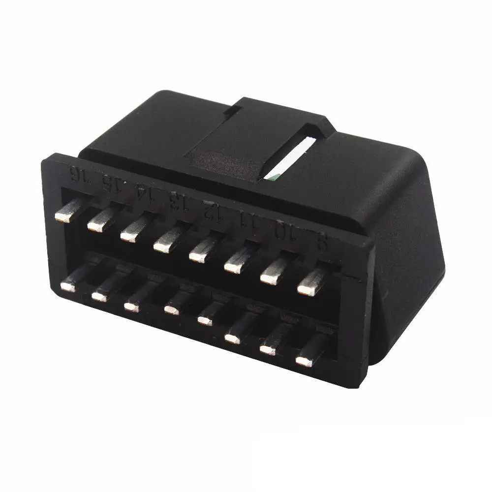KWOKKER 16 Pin OBD II 2 диагностический штекер разъема DIY оболочки адаптера | Автомобили и