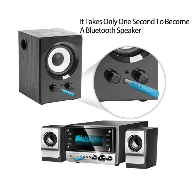 Kebidu 3 5 мм разъем Aux Bluetooth беспроводной адаптер автомобильный комплект A2DP 4 2 AUX