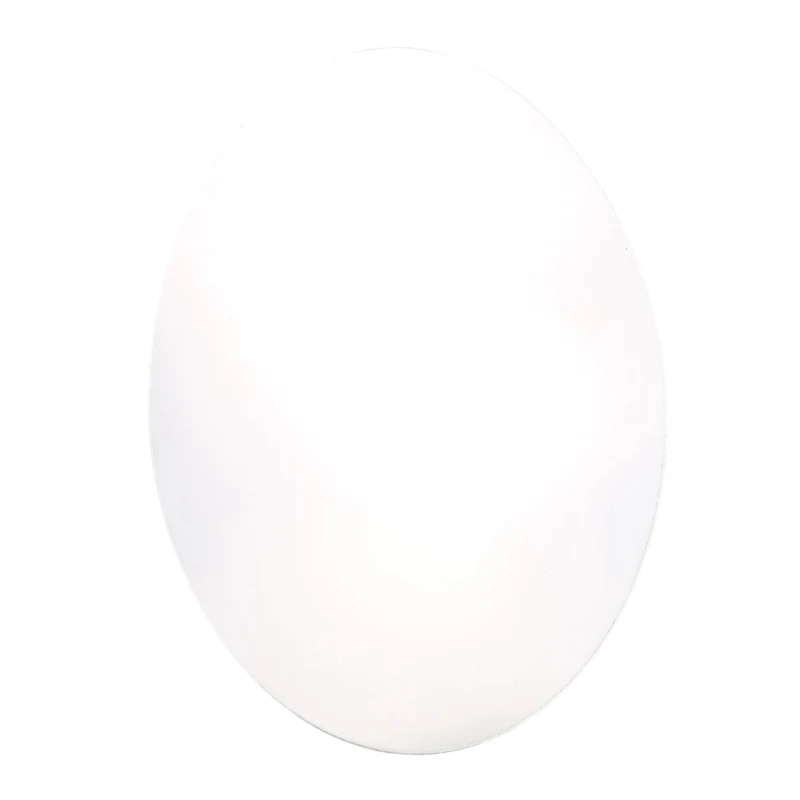 Самоклеящаяся Съемная овальная зеркальная Настенная Наклейка для ванной