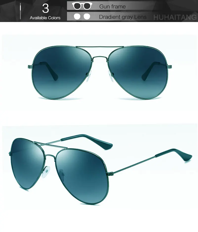 HUHAITANG, авиационные солнцезащитные очки, мужские, люксовый бренд, пилот, солнцезащитные очки для женщин, фирменный дизайн, солнцезащитные очки для мужчин, s, Винтажные Солнцезащитные очки для мужчин
