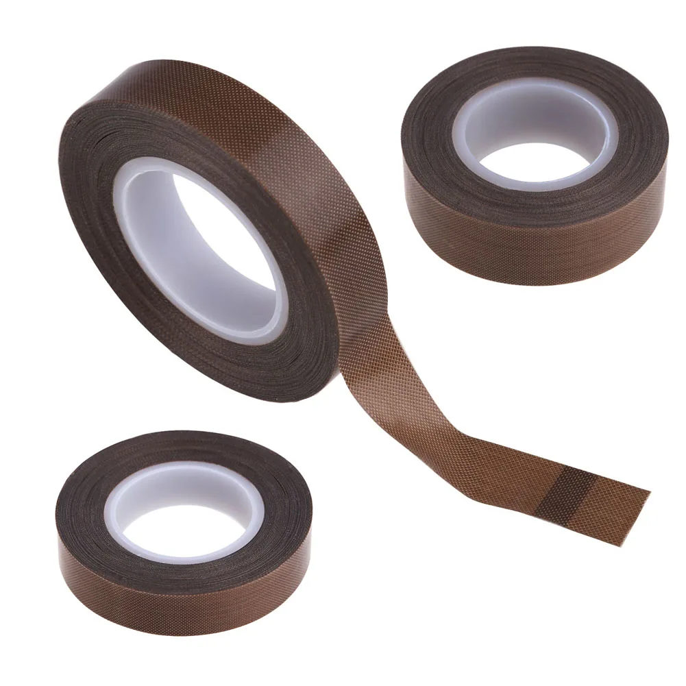PTFE стекловолоконная ткань с силиконовой клейкой лентой 10 м гладкая антипригарная клейкая лента высокая термостойкость
