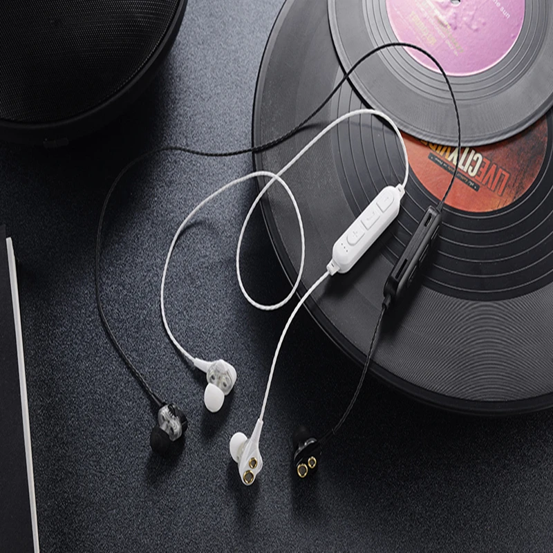 B11 двойные динамические наушники драйверы с шумоподавлением бас стерео