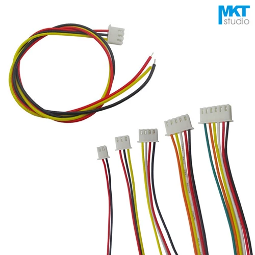 

100Pcs 20cm Single XH2.54 Header AWG26 Colorful Wire Cable 11P 12P