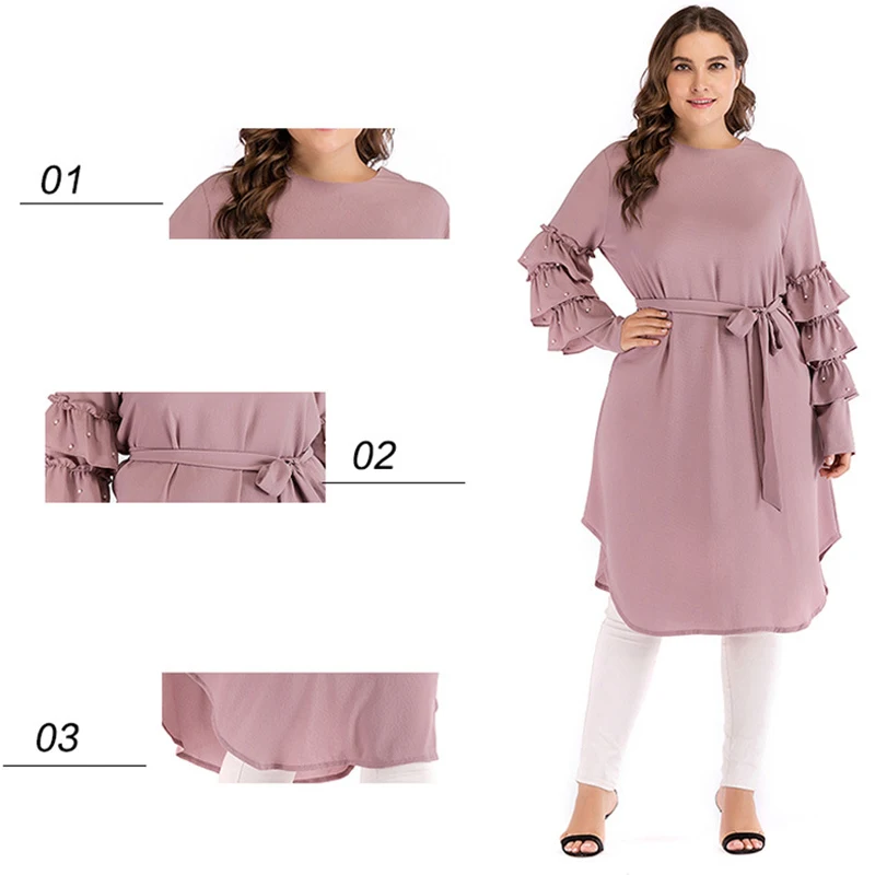 Vestidos платье Дубая женское мусульманский хиджаб платье Tesettur Elbise Caftan арабское платье Рамадан Турецкая мусульманская одежда