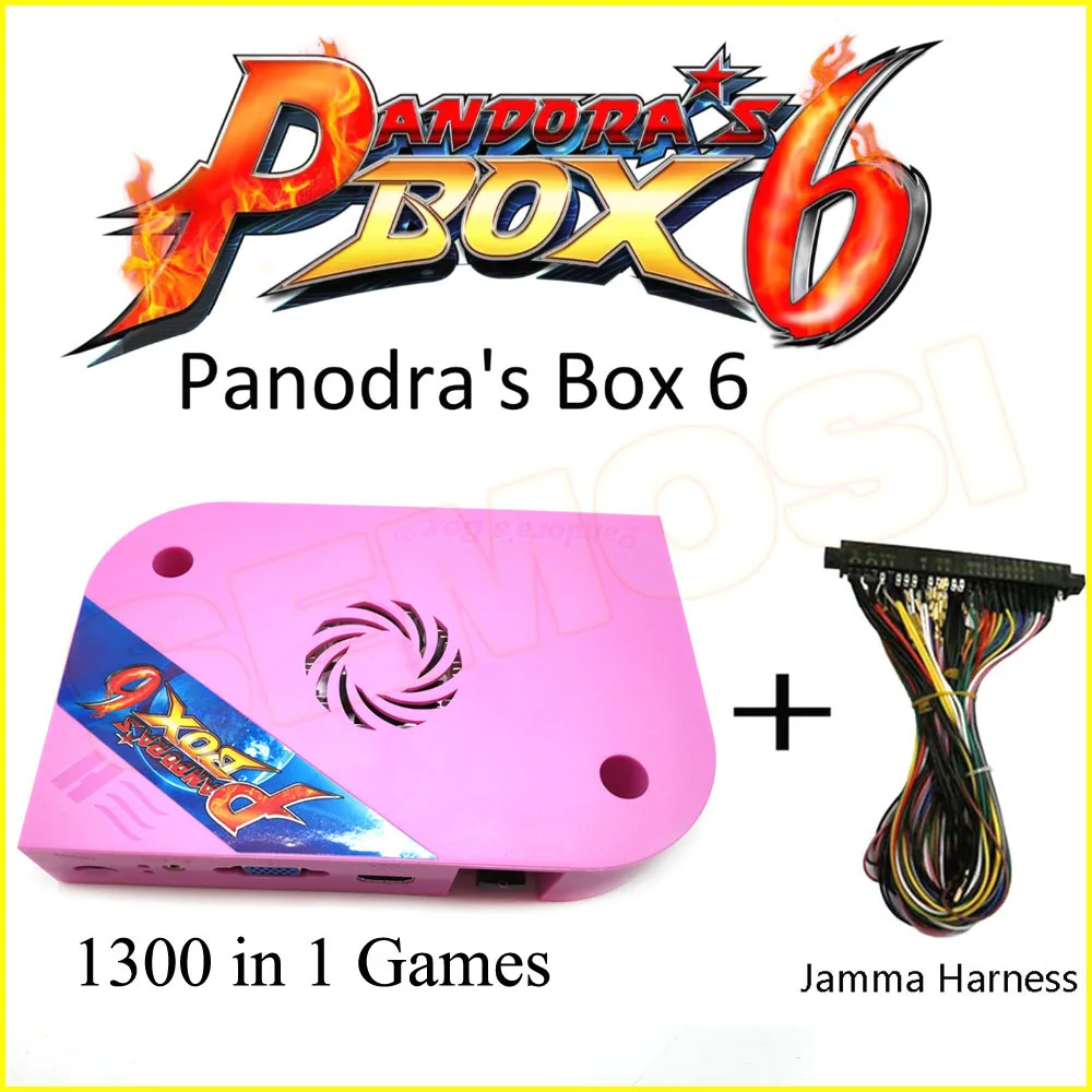 Pandoras Box 6 1300 в 1/Pandora's 5 960 1 игровая доска для Аркады Jamma с разъемом VGA HDMI|Игры