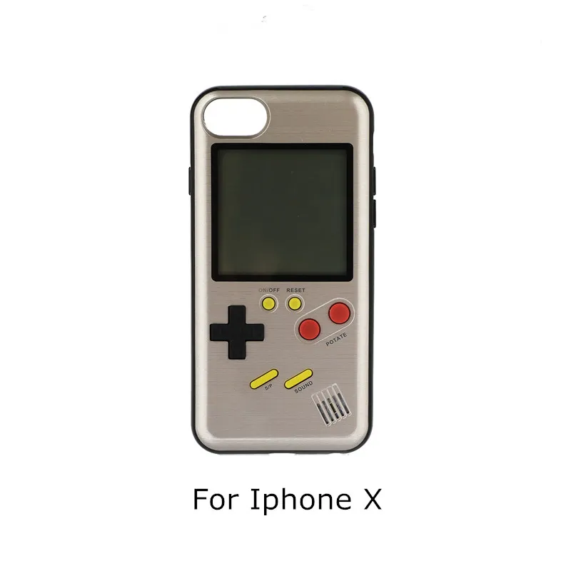 Двойного назначения игры игроки тетрис телефона чехол для Iphone х Ручные игры Телефон защитных чехлов игры телефоны протектор крышка чехол тетрис тетрис сехол тетрис тетрисы - Цвет: C5