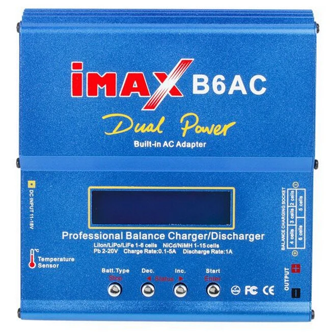 Цифровой iMAX B6AC 80 Вт Lipo NiMH Зарядное устройство/разрядное зарядное устройство