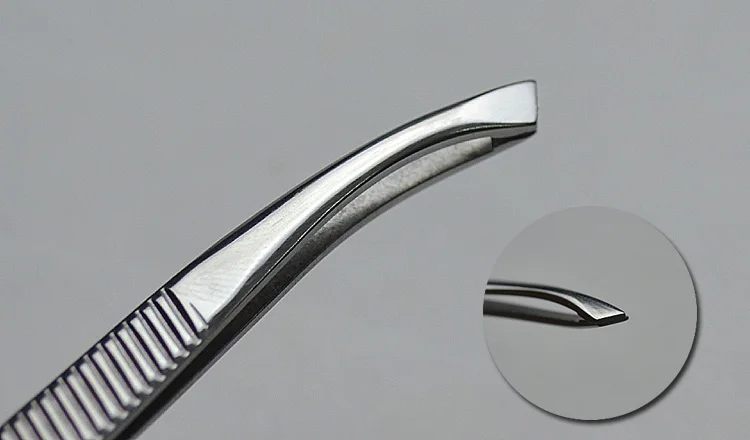 Пинцет для женского макияжа щипцы из нержавеющей стали с зажимом ощипывания