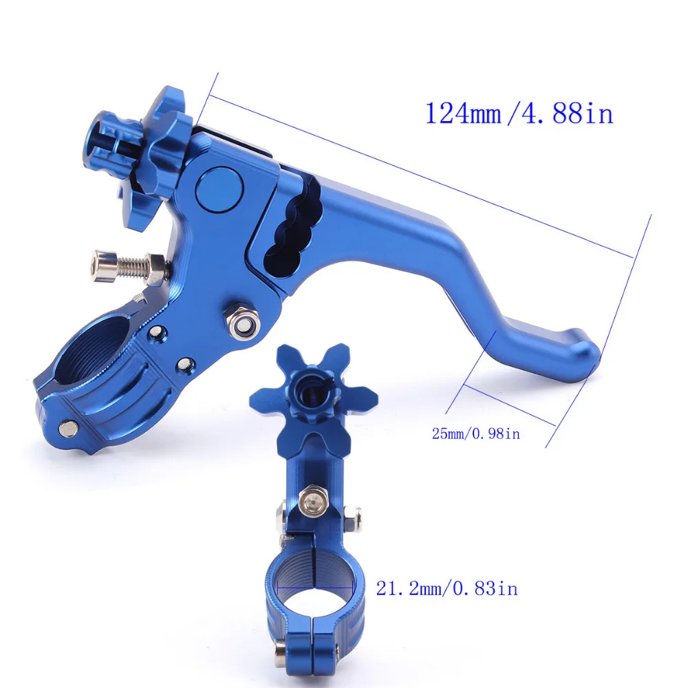 7/8 &quotCNC трюковая муфта рычага тягового кабеля окуня для Yamaha YZ80 YZ85 YZ125 YZ250 WR250R WR250X 2008