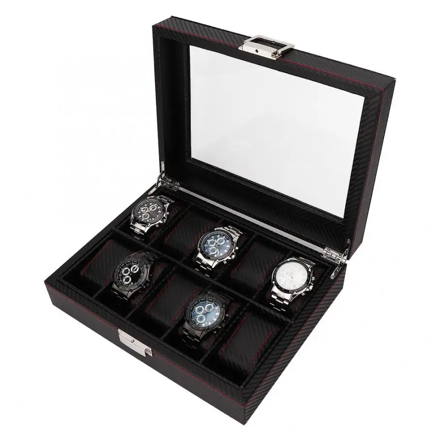 Портативный держатель для часов с 10 ячейками органайзер из искусственной кожи