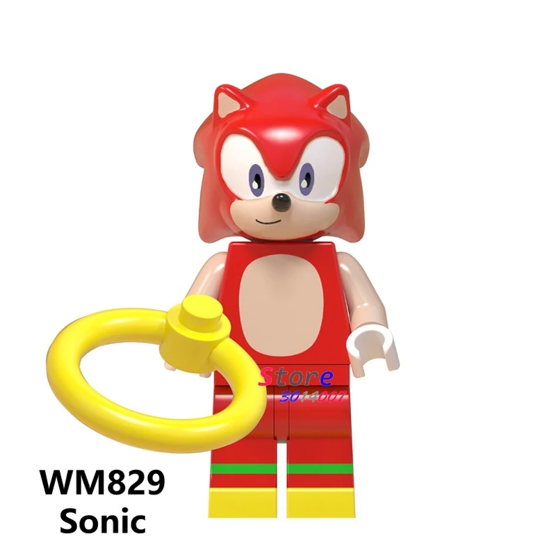 WM829 Одна история игрушек 4 Базз Лайтер Вуди Джесси Даки Бо Peep Duke Caboom Alien Hamm Sonic строительные блоки - Цвет: WM829
