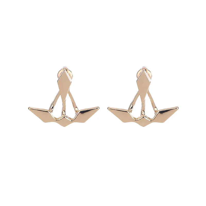 RONGQING 12pair/lot Leaf earrings for women 2018 New Fashion Jewelry Statement Ear Studs Free shipping | Украшения и аксессуары