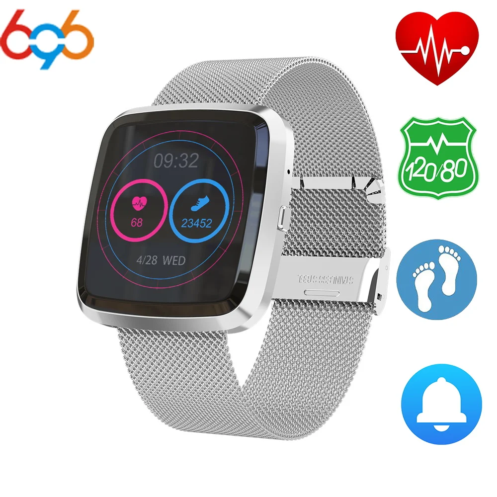 696 умный Браслет T2 монитор сердечного ритма Фитнес трекер крови Давление Smart Band