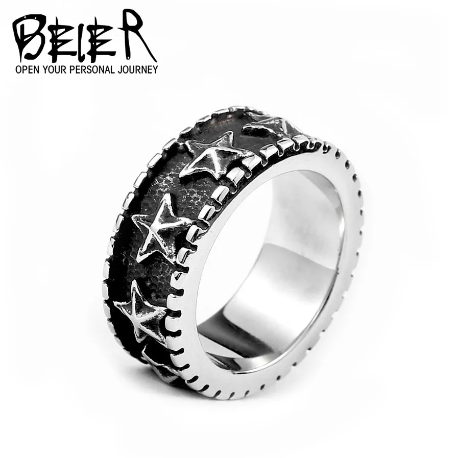 Новый Для мужчин Прохладный Панк парня 316L Нержавеющая сталь личность мальчика