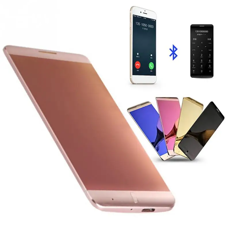 Новый Лидер продаж красочные Ультратонкий Металл Anica A7 мобильного телефона с MP3