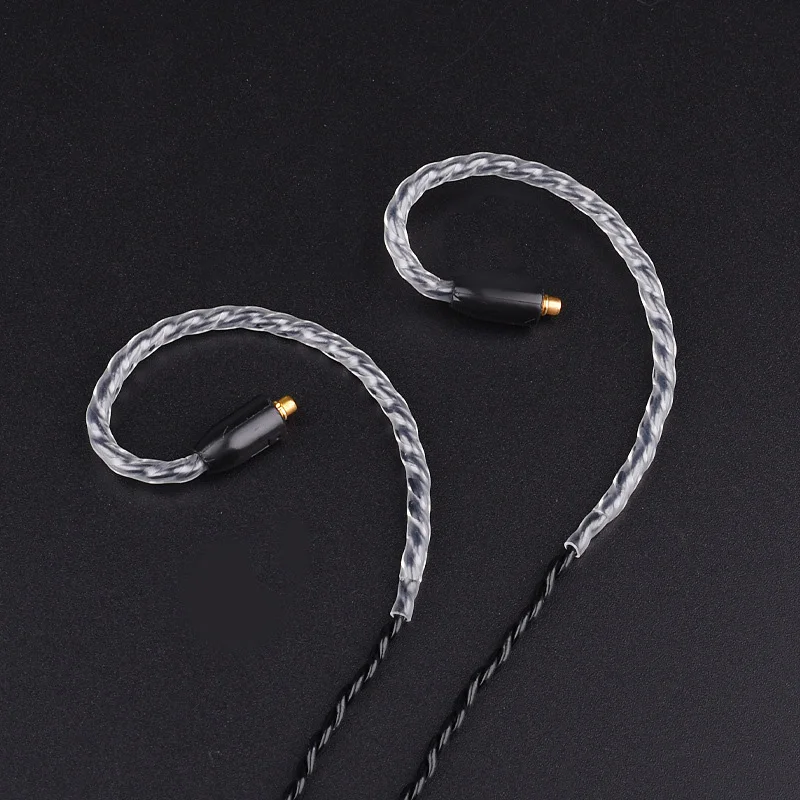 DIY MMCX Cable for Shure SE215 SE425 SE535 SE846 Earphone Upgrade Single crystal copper plating cable iPhone Android IOS | Электроника