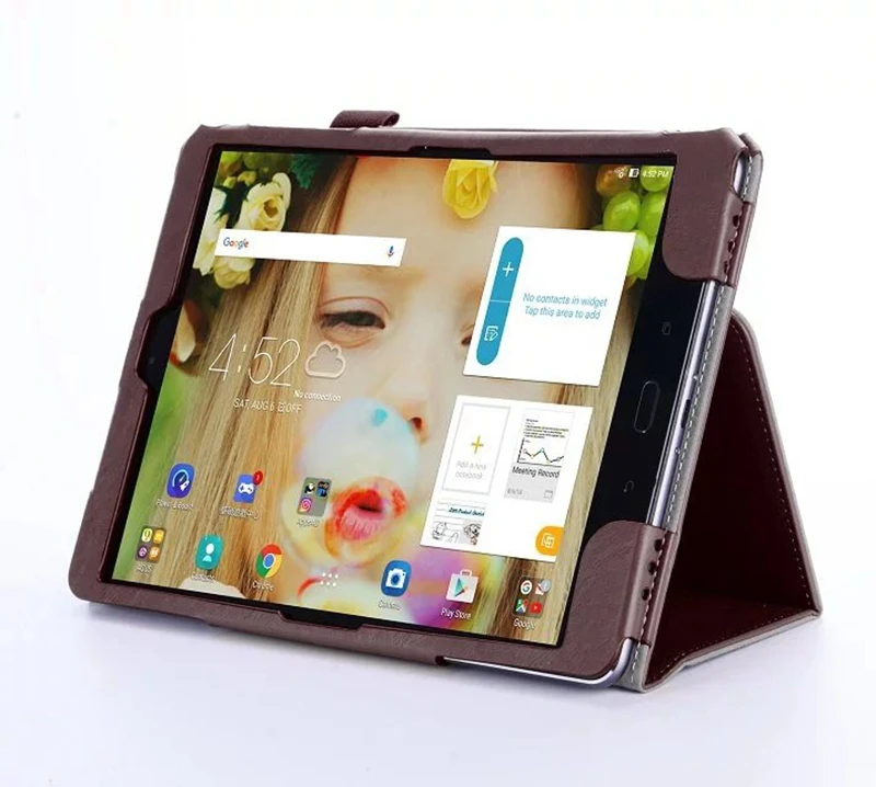 Модный высококачественный умный чехол-подставка из искусственной кожи для Asus ZenPad 3 S 10 Z500M Z500KL 9," чехол для планшета+ защита экрана+ ручка