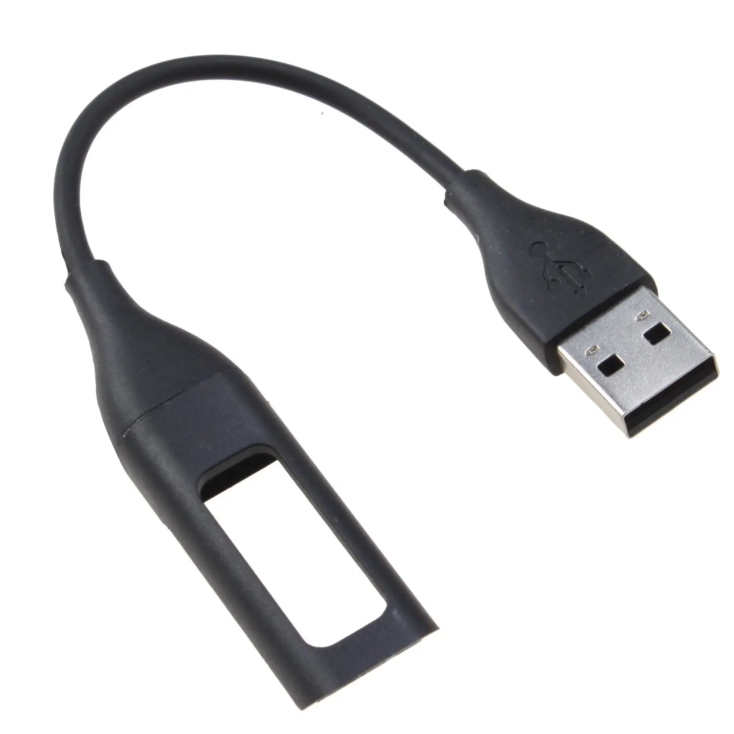 Сменный usb-кабель для зарядки и гибкого беспроводного браслета черного цвета |