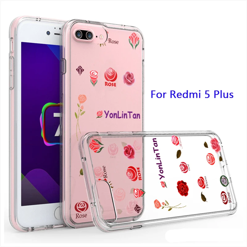 KaiNuEn 2 в 1 мягкий край Силикон + Жесткий pc Coque чехол для Xiomi Xiaomi Redmi 5 плюс 99 телефон