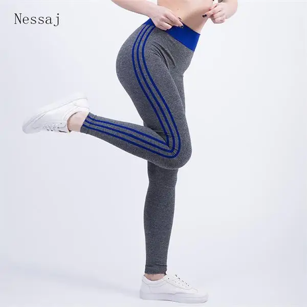955 Blue Спортивные Леггинсы с высокой талией, спортивные штаны, одежда для спортзала, трико для бега и тренировок, женские спортивные Леггинсы, штаны для фитнеса и йоги - Цвет: 955 Blue