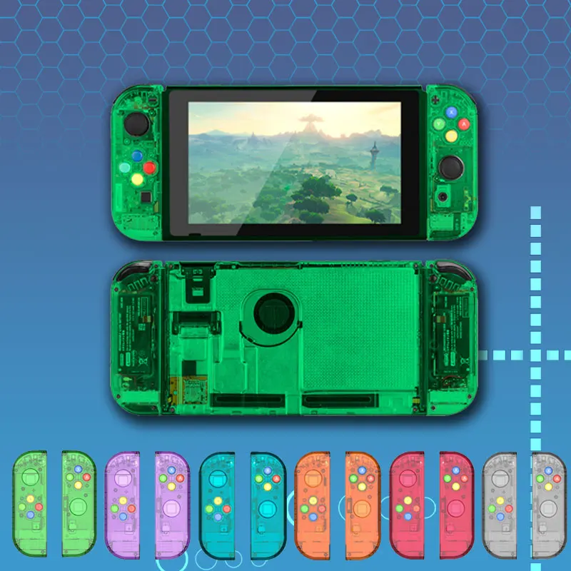 Чехол для игровой консоли Nintendo Switch сменный Прозрачный чехол контроллера NS Joy