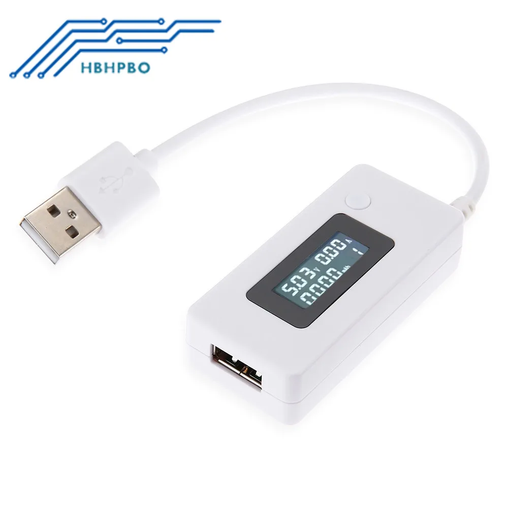 KCX 017 ЖК дисплей USB зарядное устройство компьютер PC Батарея ёмкость Мощность Ток