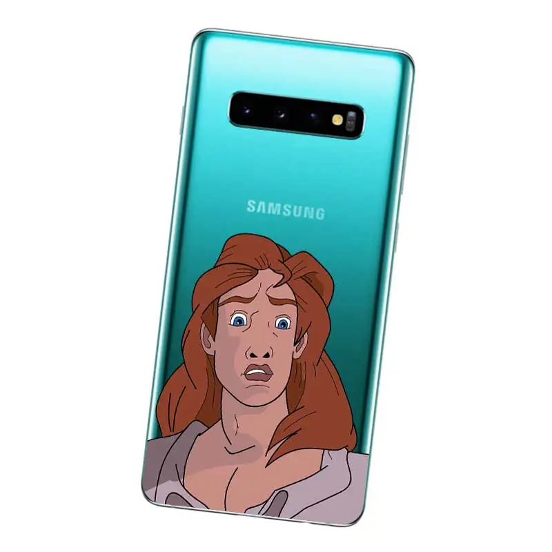 N266 Красавица и Чудовище Мягкий ТПУ силиконовый чехол для Samsung Galaxy J2 J3 J4 J5 J6 J7 J8 Pro Plus