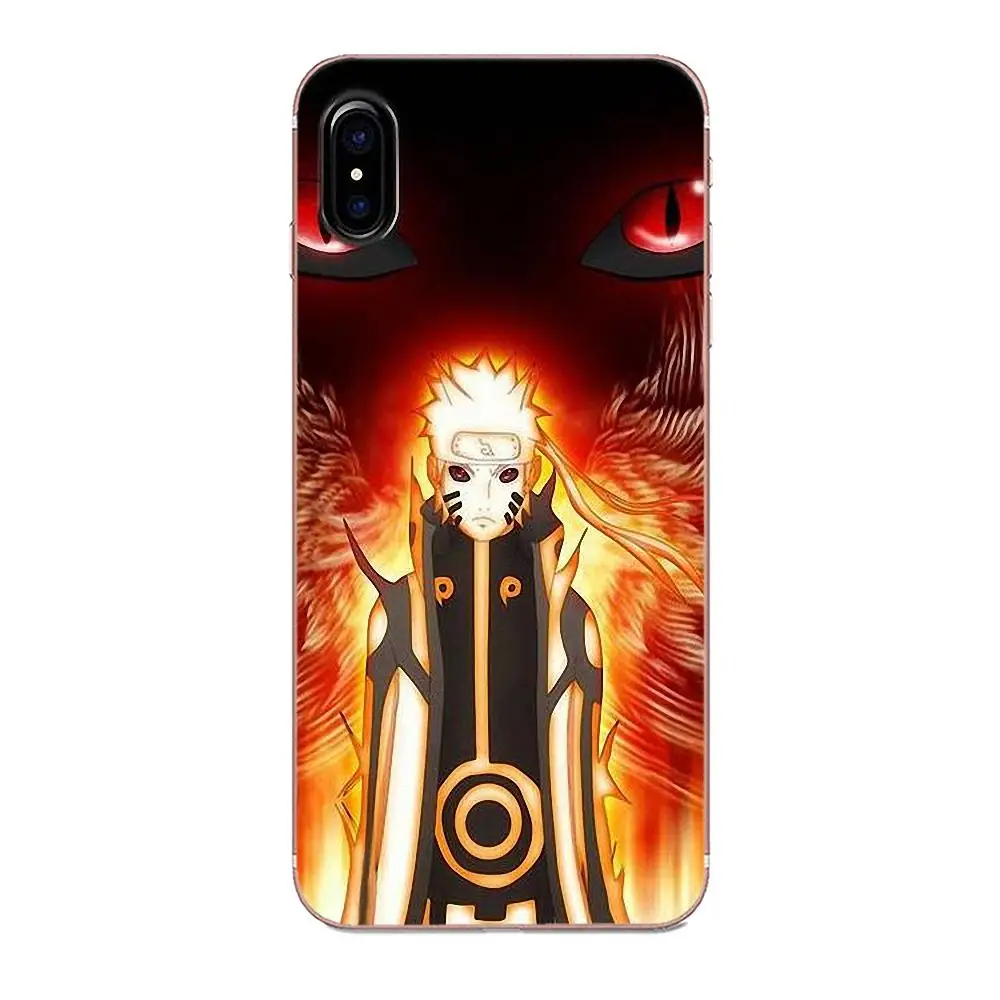 Модный тонкий чехол для Samsung Galaxy Note 5 8 9 S3 S4 S5 S6 S7 S8 S9 S10 mini Edge Plus Lite Naruto Sasuke