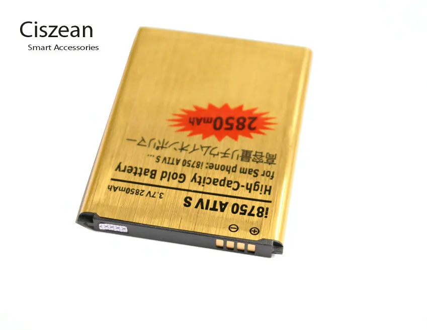 1x2850 мАч EB L1M1NLU Gold Li Ion Сменный аккумулятор для Samsung Galaxy ATIV S i8750 i8370 i8790 батарея|battery for