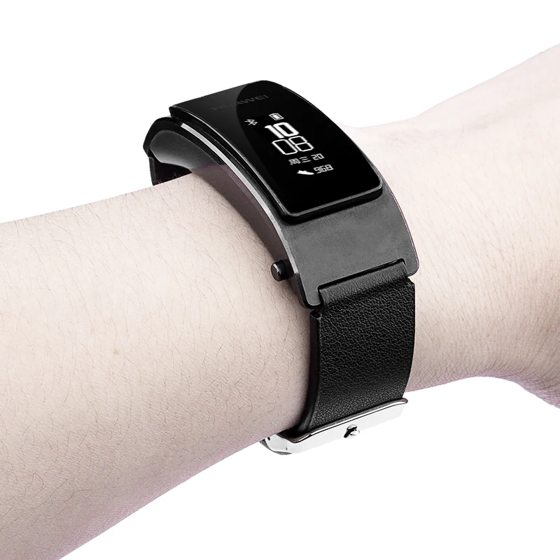 Кожаный браслет для HUAWEI TalkBand B3/Lite Бизнес Стиль Браслет TalkBand B3 ремешок металлическая пряжка регулируемый размер