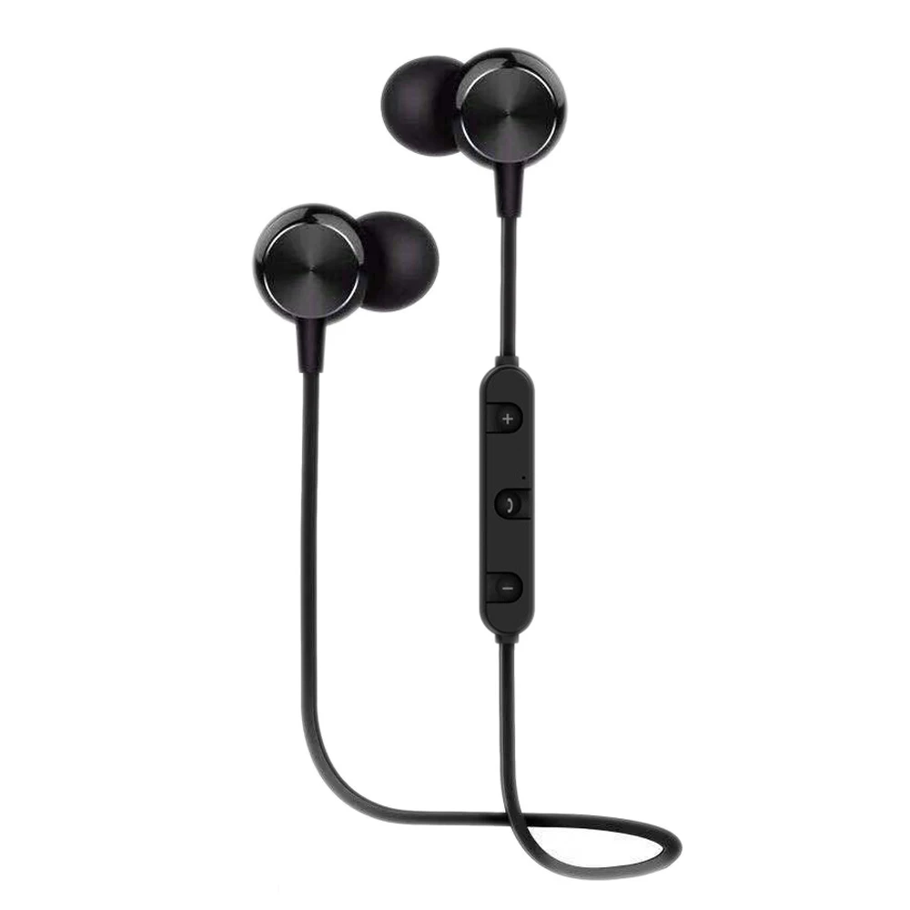 Оригинальные беспроводные Bluetooth наушники BT08 спортивные Металлические Магнитные