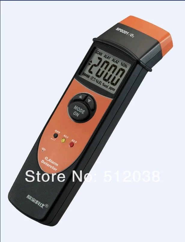 

SPD201/O2 Mini Alarm Oxygen (O2) Content Meter Monitor Gas Tester Detector 0~25% VOL