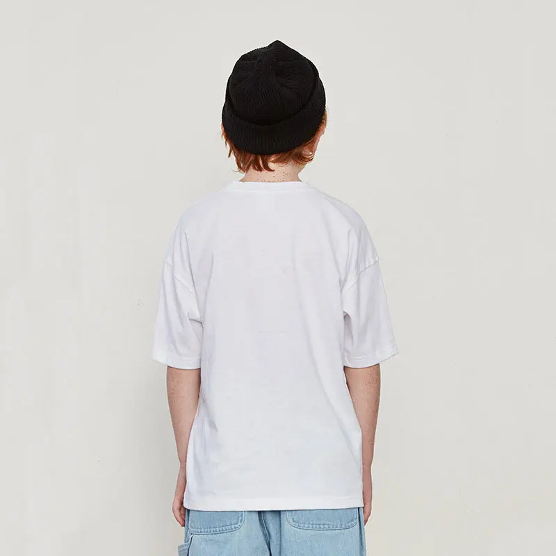 Бренд T shirt2019 новые летние INS Письмо печати Мальчик Short Oversize футболка с рукавами