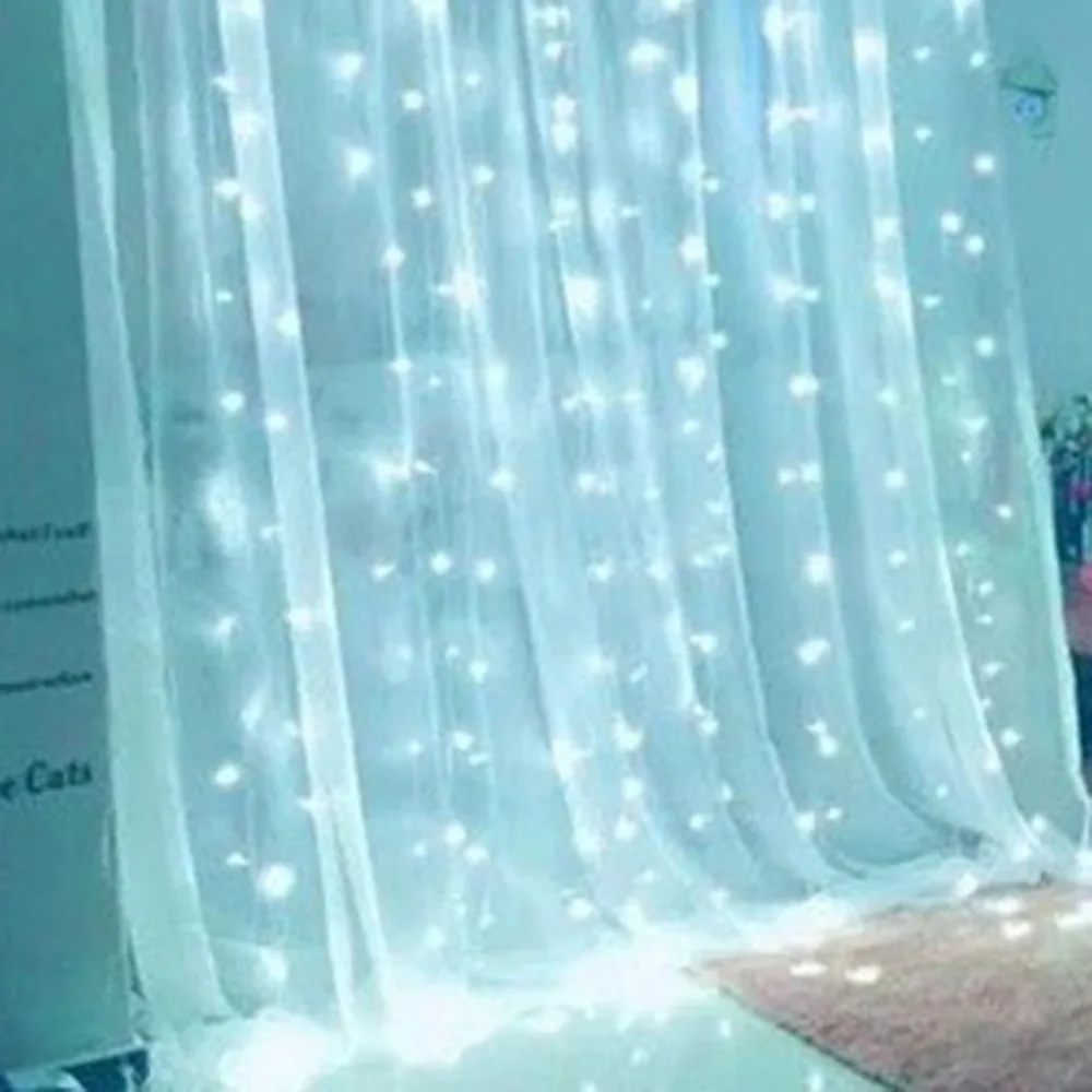 3M x 300 СВЕТОДИОДНАЯ Гирлянда для занавесок Рождественская гирлянда | Отзывы и видеообзор
