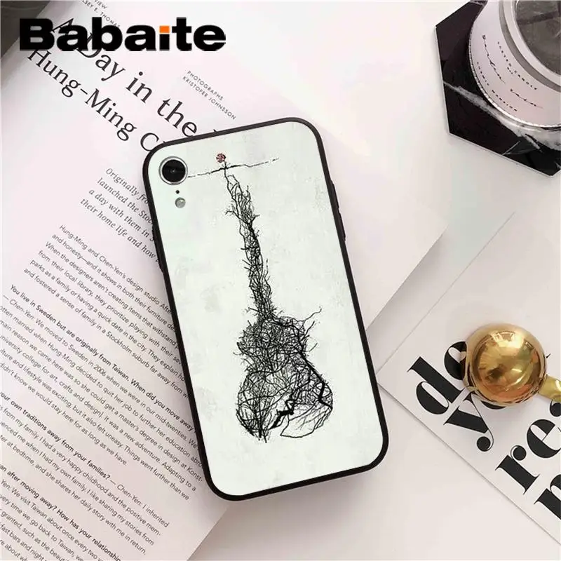 Babaite гитара amp шаблон ТПУ мягкий телефон аксессуары чехол для iPhone 8 7 6 6S Plus X XS MAX 5 5S SE XR Fundas Capa - Цвет: A8