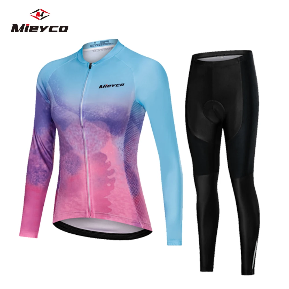 

Mountain Bike Clothing Racing Bicycle Clothes Ropa Ciclismo Girl Cycle Set Bib Long Pantsclismo Jersey Women Cycling Jerseys Set
