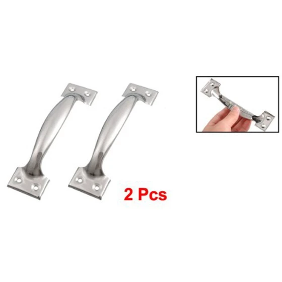 CNIM Hot 2 x Серебристые ручки из нержавеющей стали 6 &quotдля дверей окон|steel pull handles|door