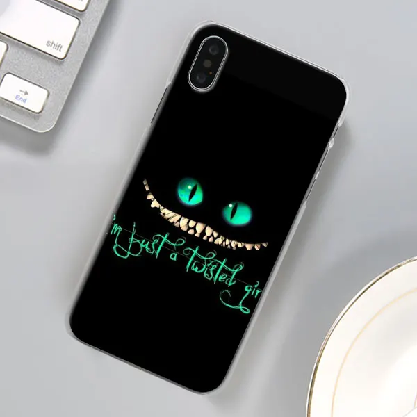 Алиса в стране чудес Чеширский кот чехол для телефона для Apple iPhone X XR 7 8 Plus 6 6s Plus XS MAX 11 Pro Max SE чехол для телефона Coque - Цвет: 13